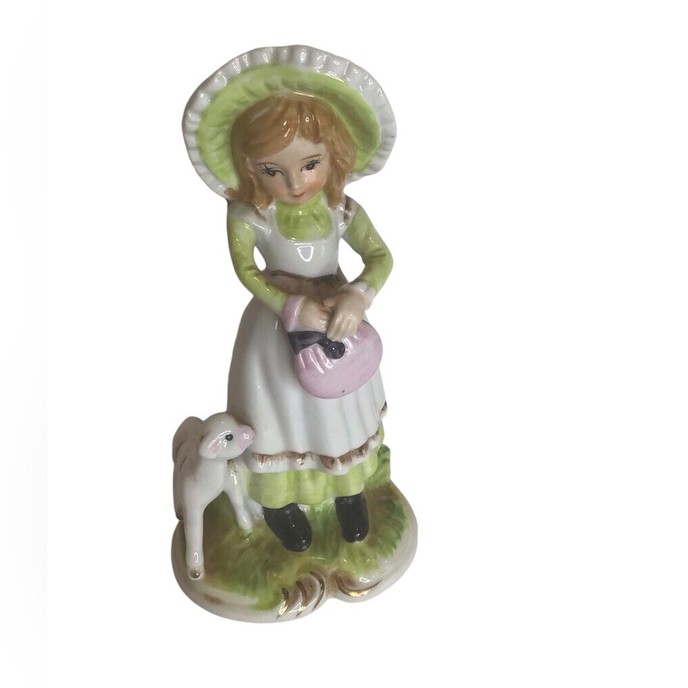 Vintage Little Bo Peep Shepherd Girl Figurine